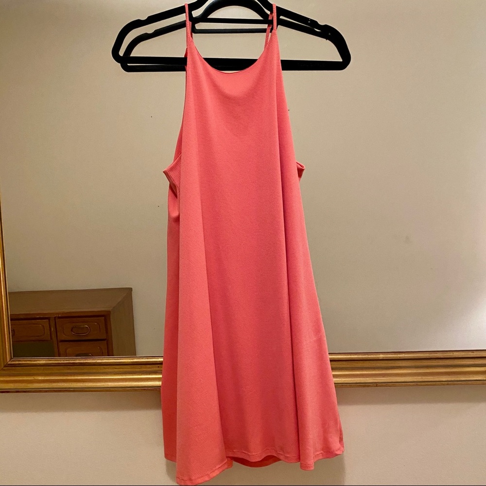 Peach dress